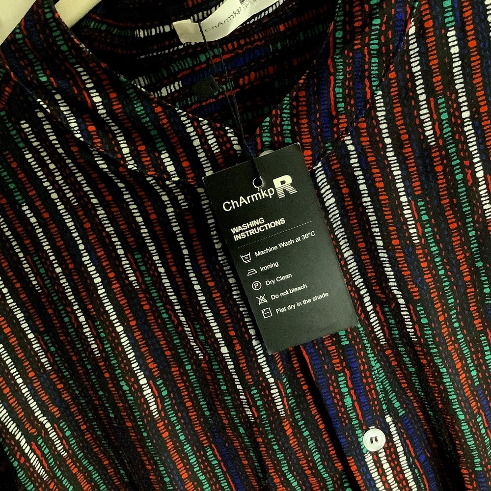 Charm Multicolor Unisex Shirt Size Large